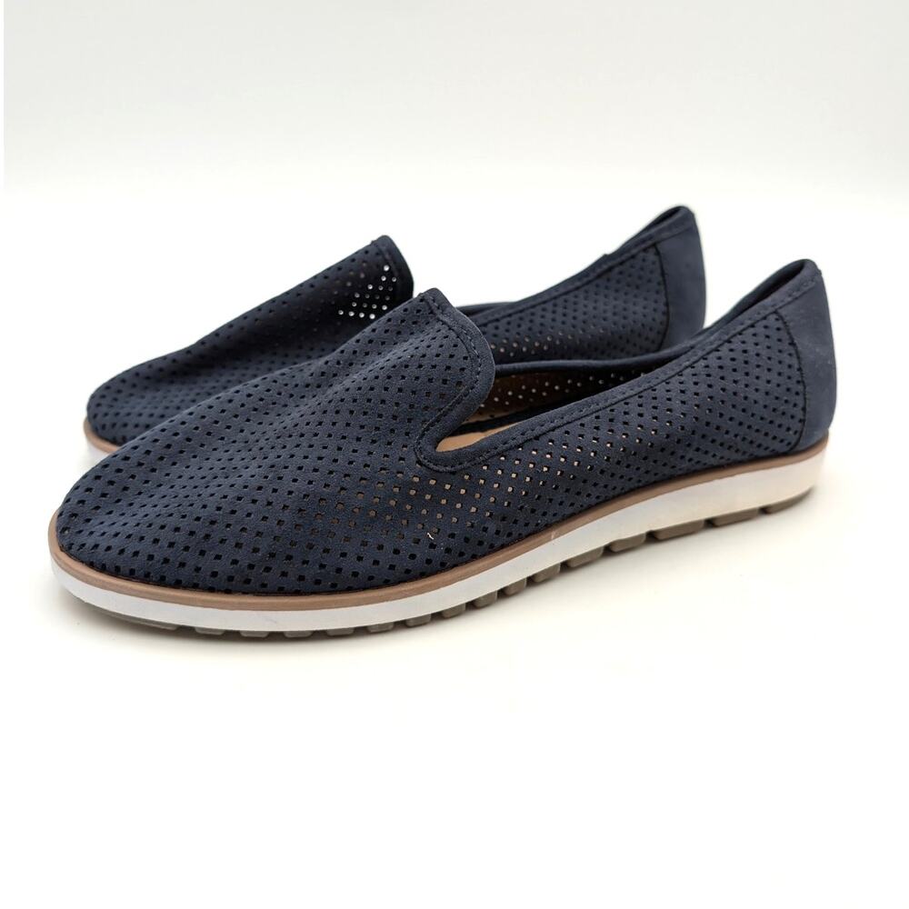 Me Too Bonni Slip-On Loafer Shoes Round Toe Women's New Marine Size US6.5M EU37